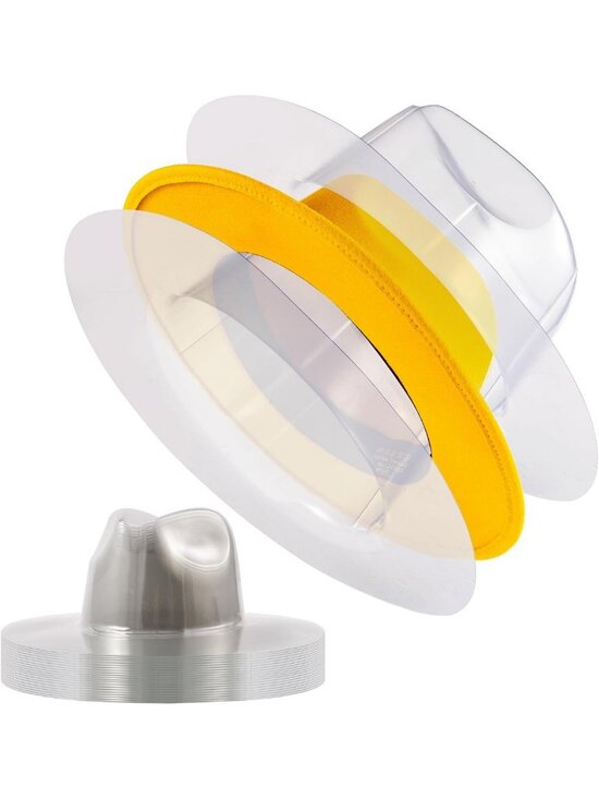 Other - 10 Wide Brim Fedora Hat Holders - 360° Shape Protectors for Stylish Storage